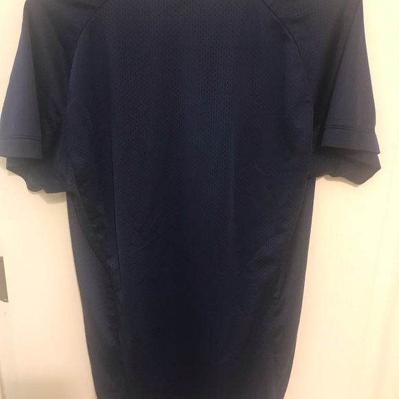 Adidas Dark Blue Women’s Short- Sleeved Athletic Tee, Size M - Picture 2 of 2